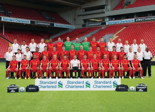 LFC Squad Wallpaper 2012-13