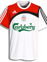New Liverpool FC Away Shirt 2007 - adidas LFC away kit