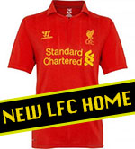 New Liverpool FC Official Home Shirt 2012-13