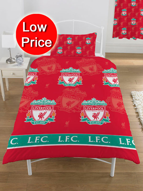 Liverpool 'Liverbird' Rotary Duvet and Pillowcase