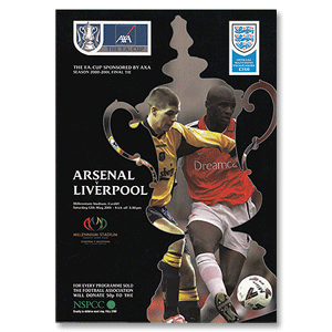 Arsenal v Liverpool - 2001 FA Cup Final at the Millenium Stadium - 12th May 2001