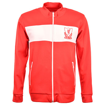 LFC Liverpool 1980s Red Heritage Tracktop Liverpool 1980s Red Heritage Tracktop