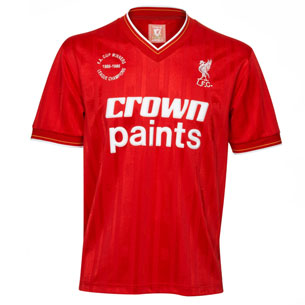 LFC Liverpool 1986 Wembley Double Winning Shirt Liverpool 1986 Wembley Double Winning Shirt