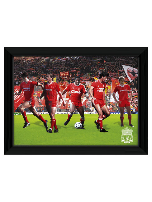 Liverpool FC 'Legends' 18" x 14" Framed Photographic Print