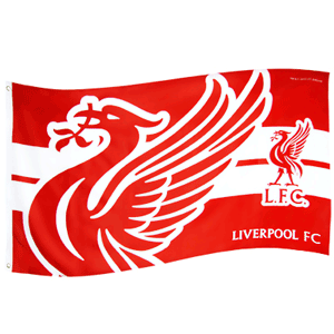 Liverpool Horizontal Stripe Flag (5ft x 3ft)