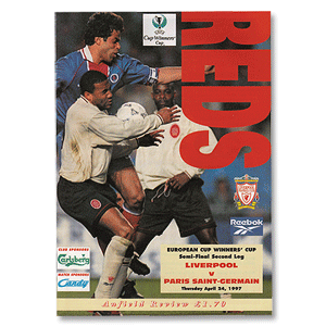 Liverpool vs PSG - UEFA Cup Winners Cup Semi-Final 2nd Leg - 24th April 1997