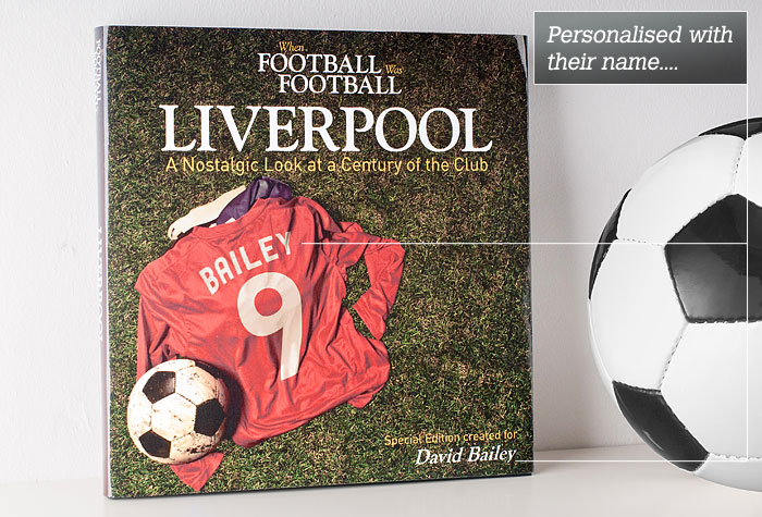 Personalised Football History Book - Liverpool
