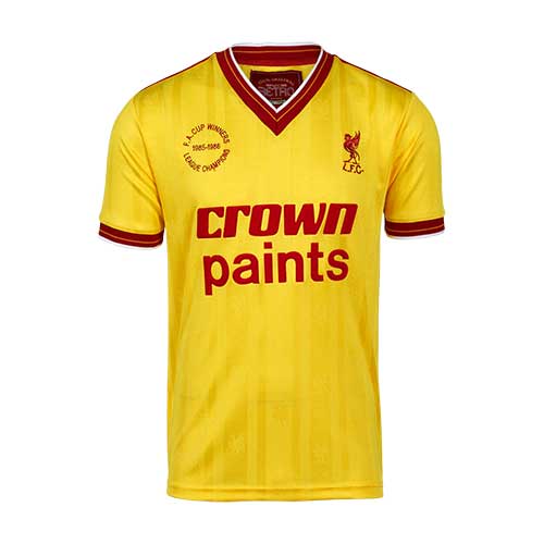LFC Liverpool FC 85/86 Double Winners Retro Away Shirt Liverpool FC 85/86 Double Winners Retro Away Shirt