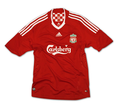 Liverpool 2008-10 Home shirt unveiled 