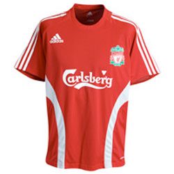 Official LFC Red White Training Shirt 08-09