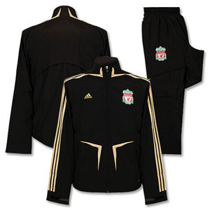LFC UEFA Gold / Black Tracksuit 08/09