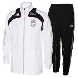 Official LFC 2008/09 White Liverpool TrackSuit
