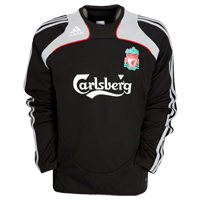 Official LFC 2008/09 Black Sweatshirt 