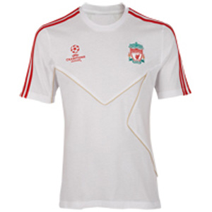 Liverpool UEFA CL White T-Shirt