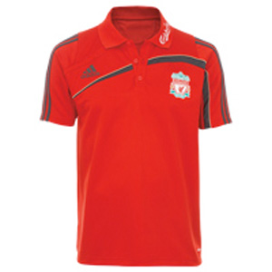 Liverpool FC Training Red Polo Shirt 09/10