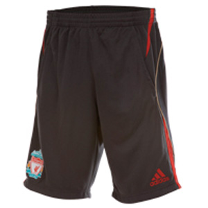 Official Liverpool FC Black Training Shorts 09/10