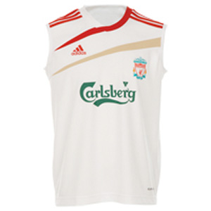 Official LFC White Sleeveless Top 09/10