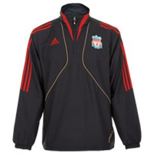 LFC Black/Scarlet Windbreaker Training Jacket 09/10