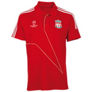 Liverpool UEFA 09-10 Official Red Polo Shirt
