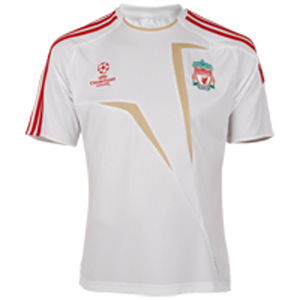 LFC UEFA White Climacool Training Top 09-10
