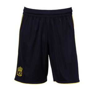 New LFC 2010 European Third Away Shorts