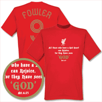 Robbie Fowler God LFC  T-Shirt