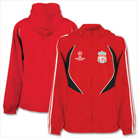 LFC UEFA Red Rain Jacket 07/08