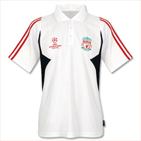 Official LFC 07-08 UEFA White Polo Shirt