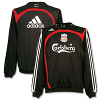 Official LFC 2007/08 Black Training Sweatshirt