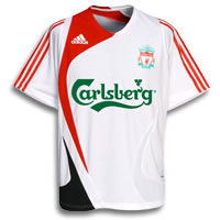 Liverpool FC White Training Top 2007/08