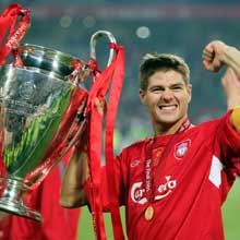 Gerrard at Istanbul