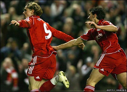 Torres first goal against West Ham