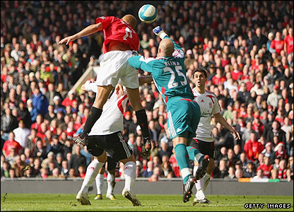 Brown scores against Liverpool