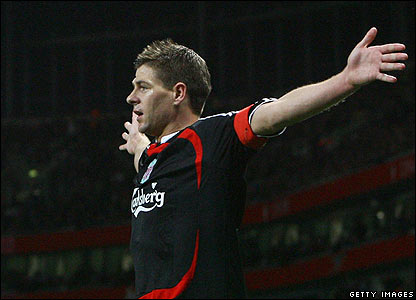 Gerrard’s skills help the reds to equalise