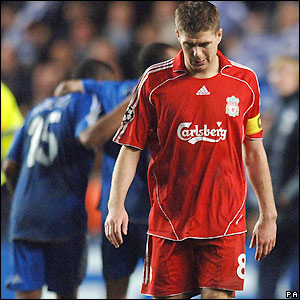 Gerrard disappointed at the final whistle