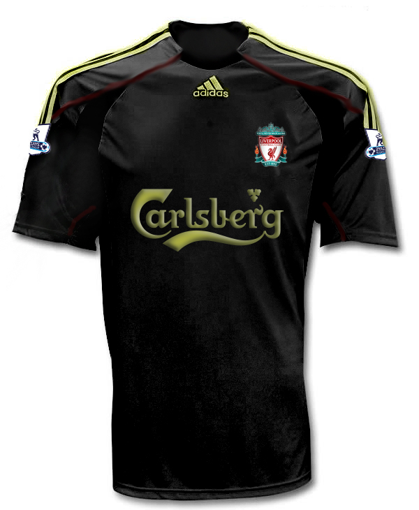 black and gold liverpool kit