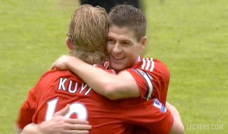 Dirk Kuyt scores against West Brom