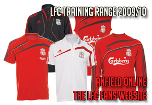 Liverpool FC Adidas Official Training Range 2009/10