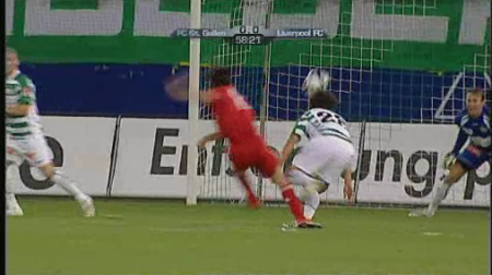 Yossi Benayoun against St Gallen