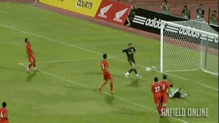 Torres scores the 4th against Singapore