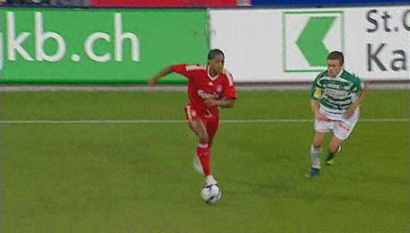 Glen Johnson's first touch for the reds