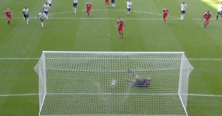 Gerrard equalises from the penalty spot