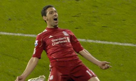 Maxi Rodriguez completes his hat-trick