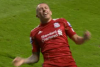 Craig Bellamy scores his first Premier League goal of his second spell at Liverpool