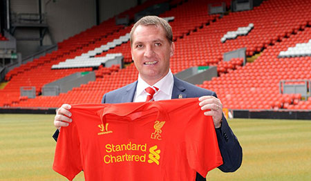 Brendan Rodgers unveiled at Anfield as LFC boss