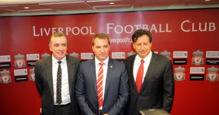 Brendan Rodgers, Tom Werner and Ian Ayre