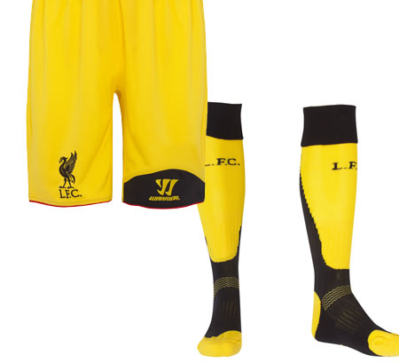 LFC AWAY Goalkeeper Socks and Shorts 2012-13