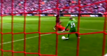 Pepe Reina was easily beaten by Podolski's opener