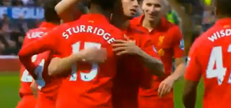 Sturridge scores his debut Liverpool goal