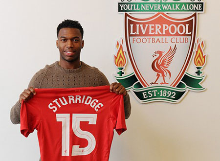 Daniel Sturridge signs for Liverpool